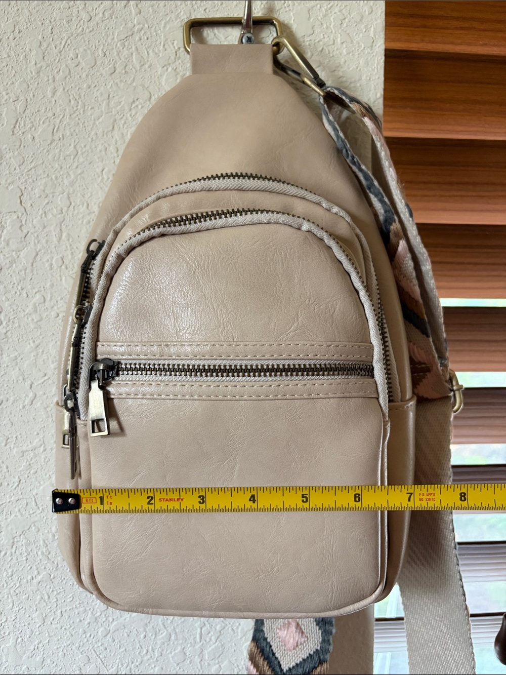 2 Sling Crossbody Bags with Tribal Strap - Picture 16 of 16